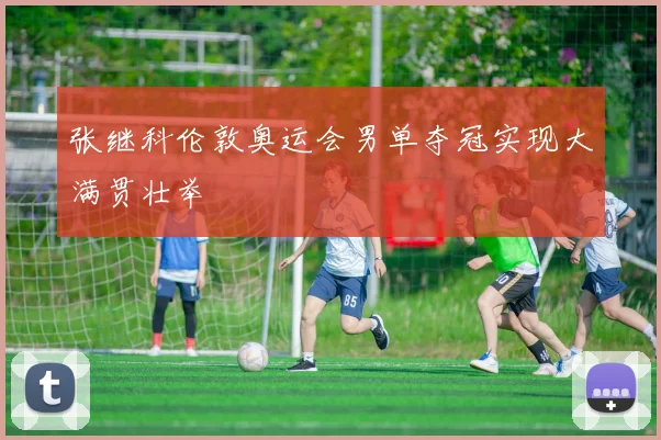 张继科伦敦奥运会男单夺冠实现大满贯壮举